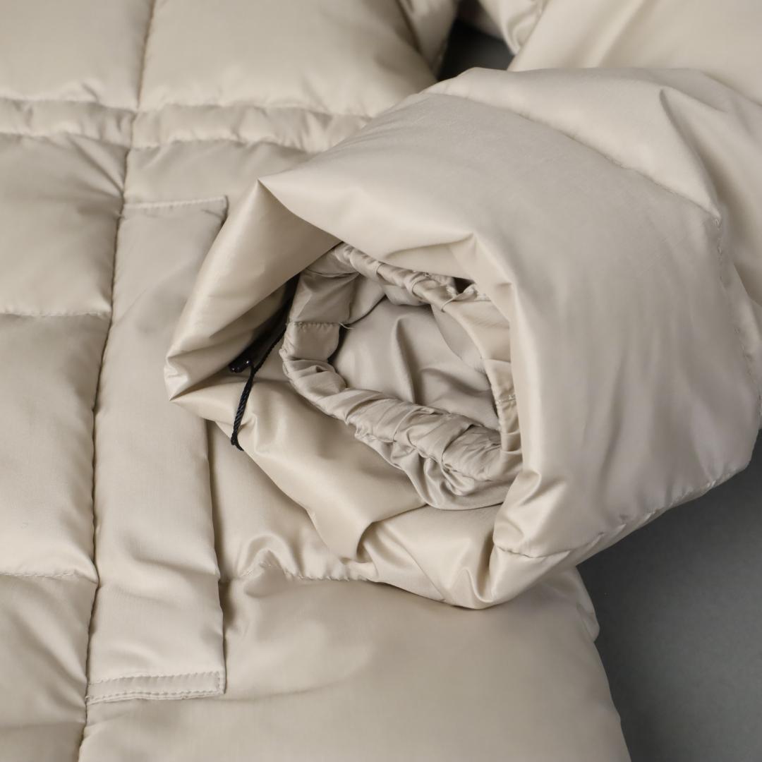 347k新品 今季23区シレータフタ ミドル丈 ダウンコート ショートコート40