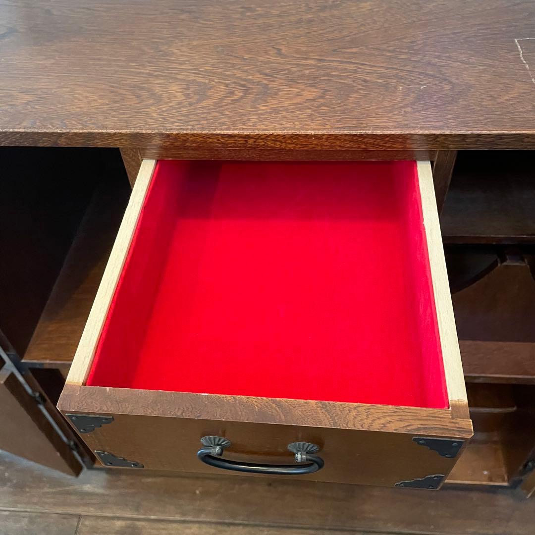 希少 箪笥 裁縫箱 木箱 からくり 隠し有り 古道具 和ダンス レトロ