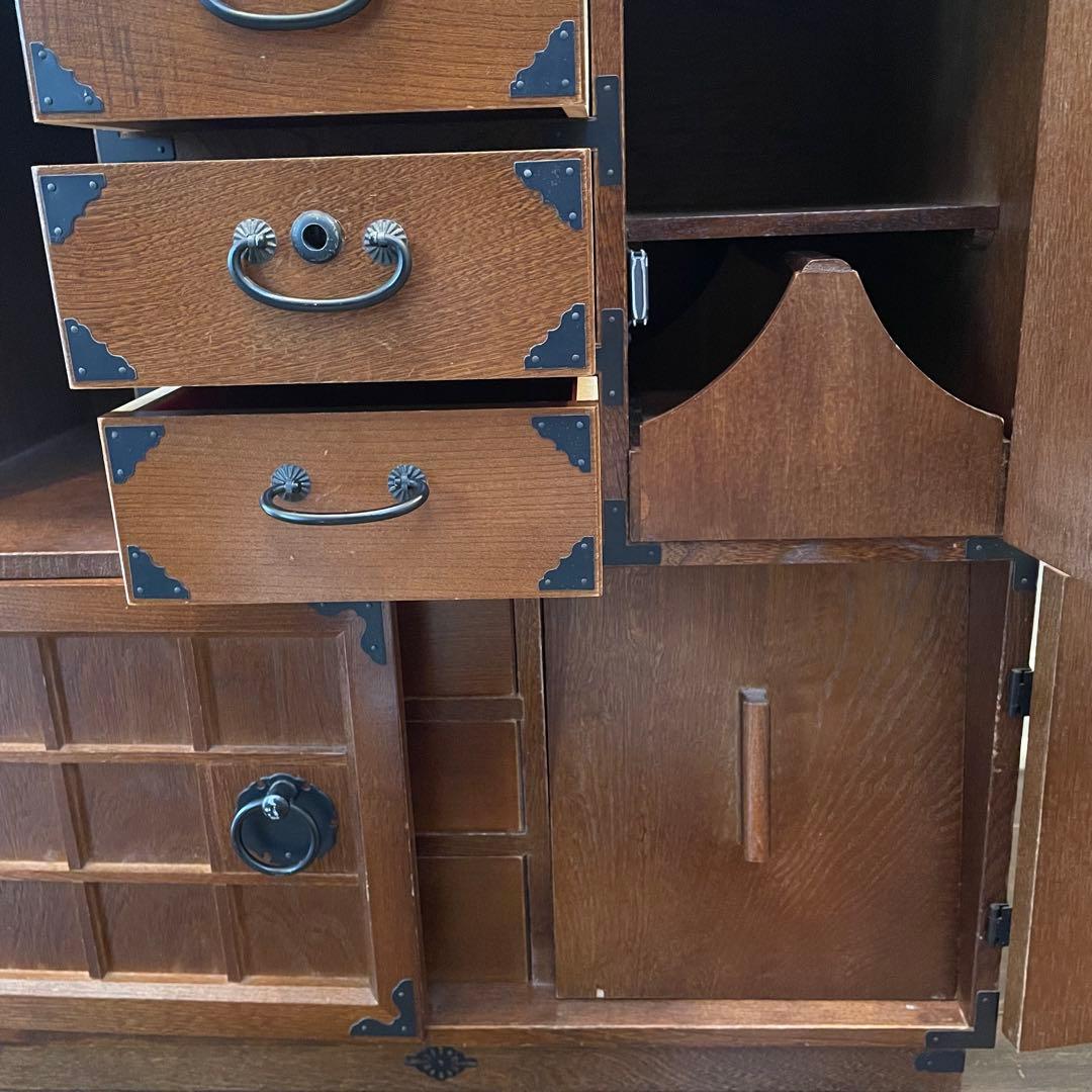 希少 箪笥 裁縫箱 木箱 からくり 隠し有り 古道具 和ダンス レトロ