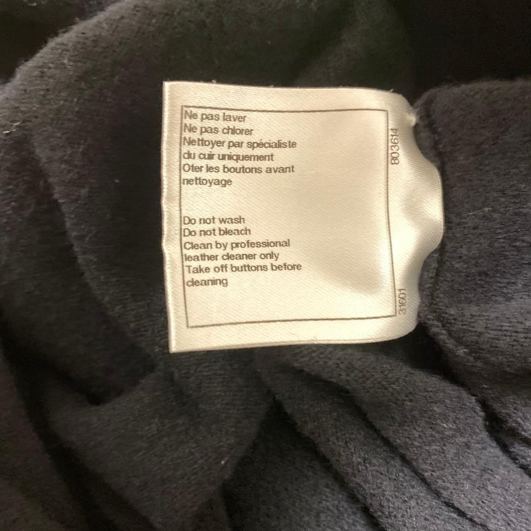 シャネル　長袖　ニットワンピース　黒　キルティング　XL相当　40サイズ