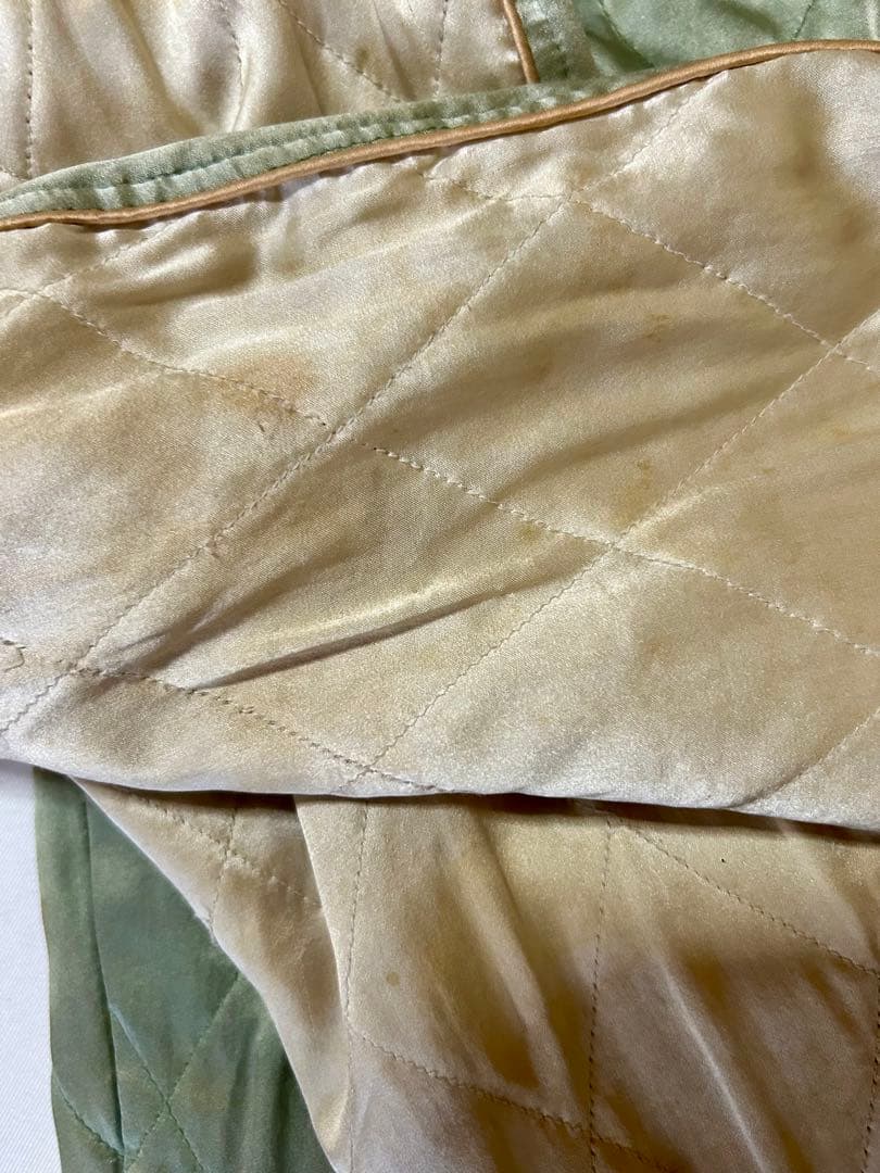 スカジャン ☆ドラゴン虎 舞子 刺繍 リバーシブル ヴィンテージ シルク