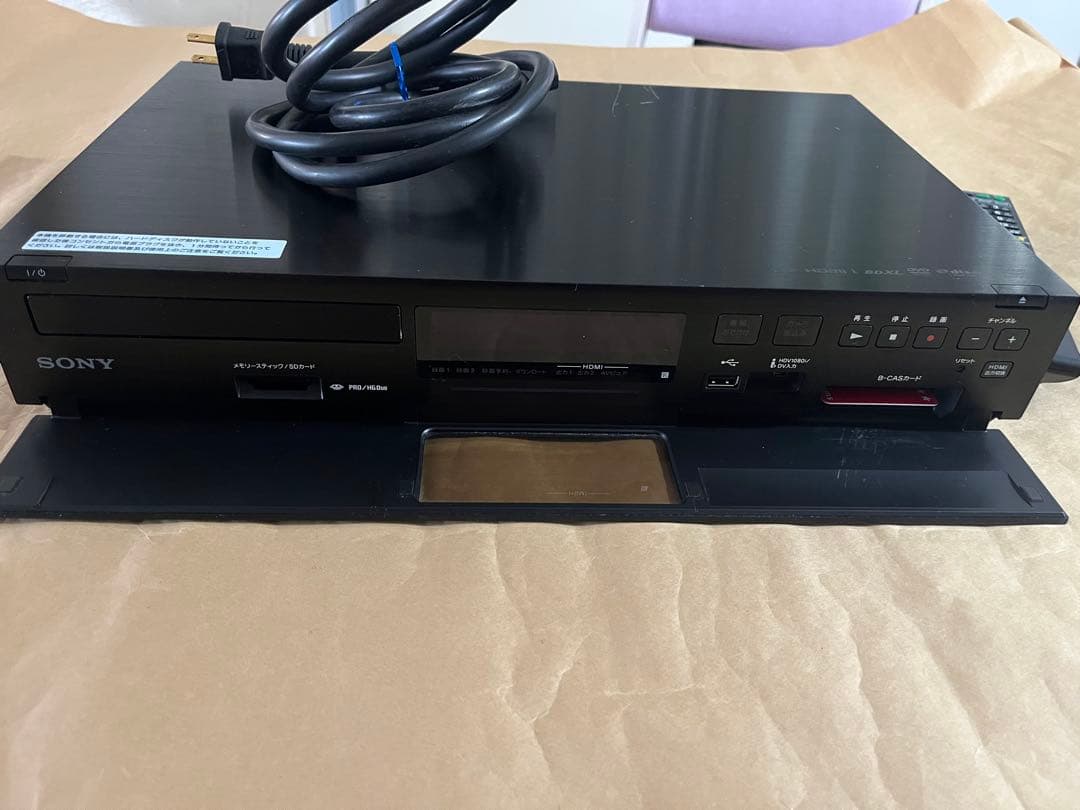 SONY ブルーレイプレーヤー　2TB