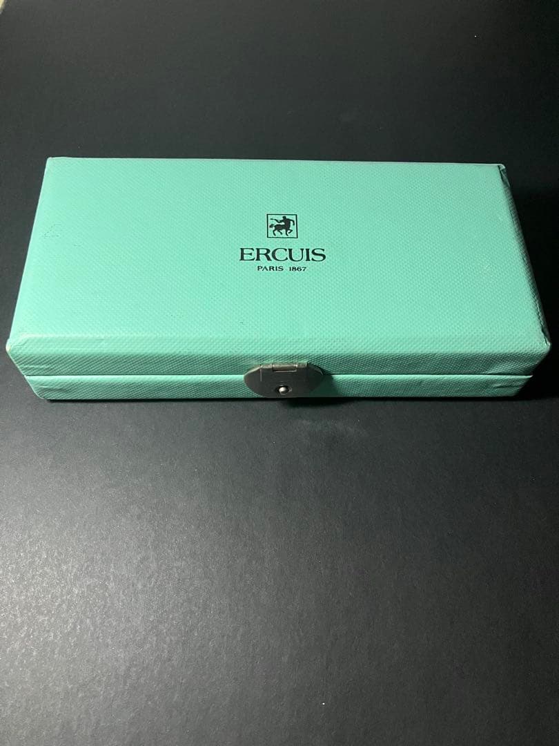 【美品】ERCUIS エルキュイ フランス製 モカスプーン6本 元箱付