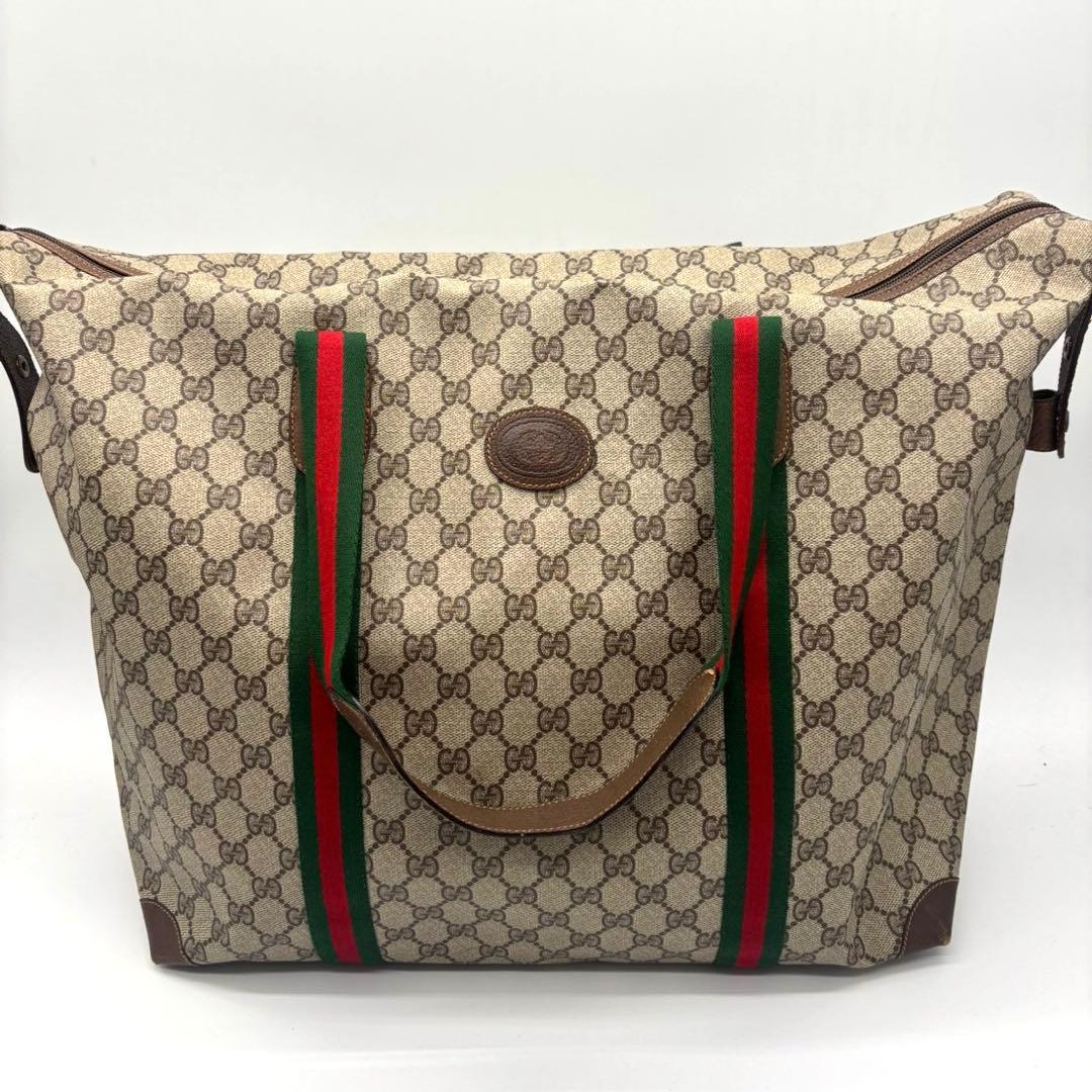 グッチ GUCCI ボストンバッグ オールドグッチボストンブラウン