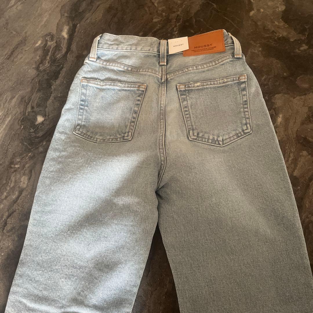 ※専用※【未使用品】MOUSSY MVS L.ブルー　フレア　24