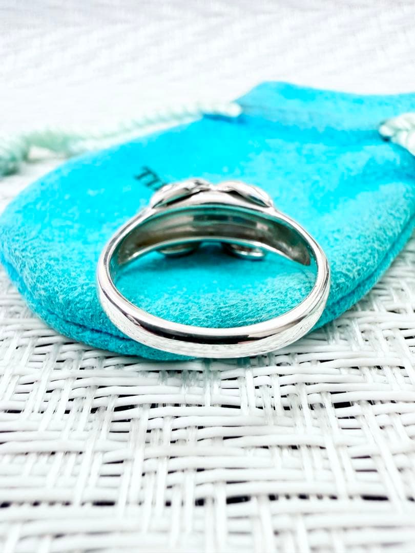 ティファニー　シグネチャー　指輪　リング　15号　研磨仕上げ済み美品　925