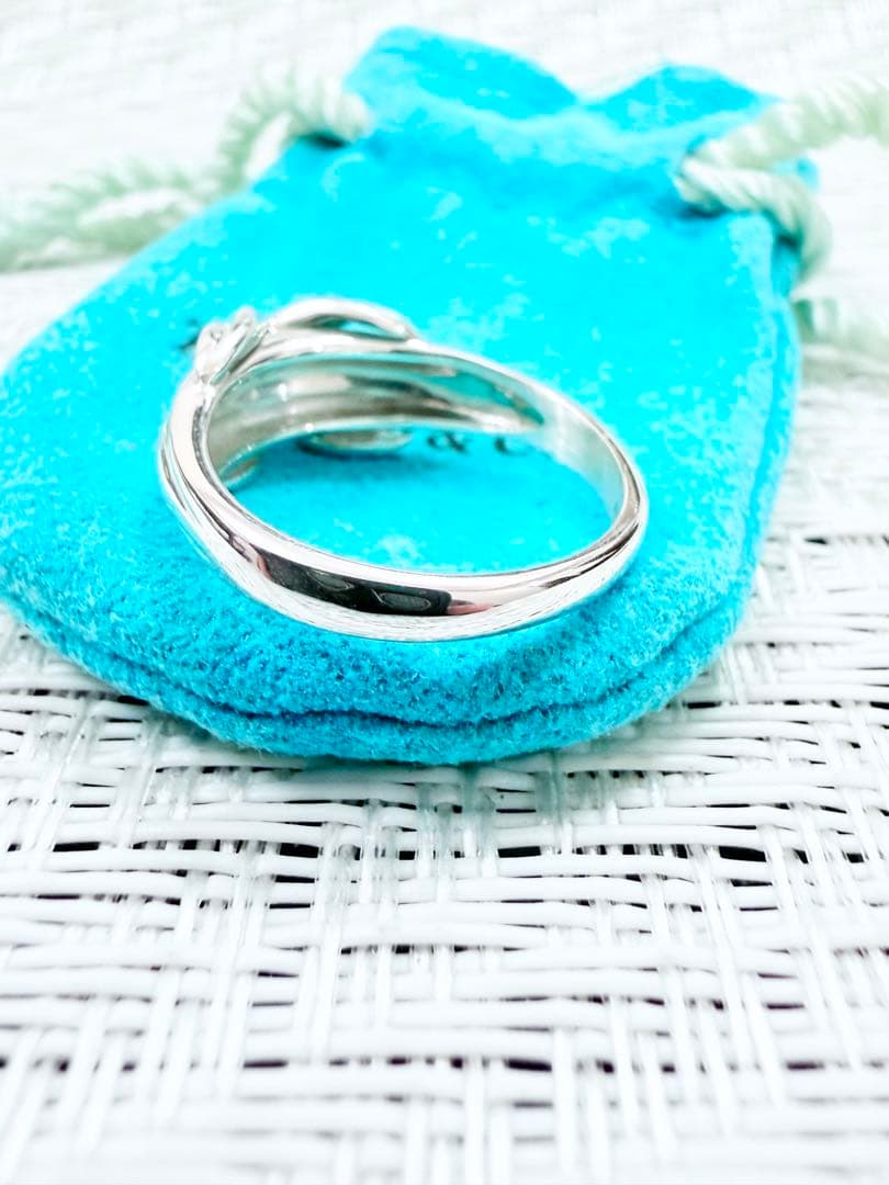 ティファニー　シグネチャー　指輪　リング　15号　研磨仕上げ済み美品　925