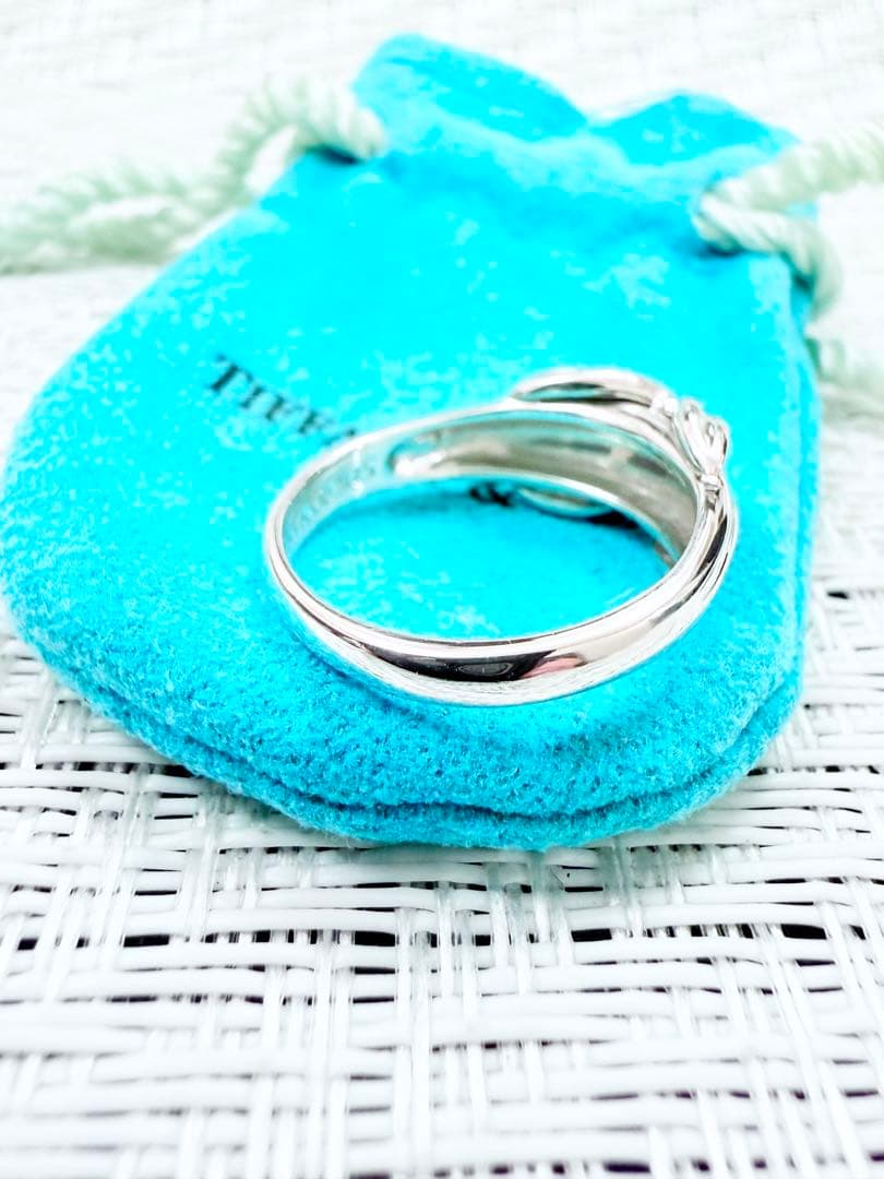 ティファニー　シグネチャー　指輪　リング　15号　研磨仕上げ済み美品　925