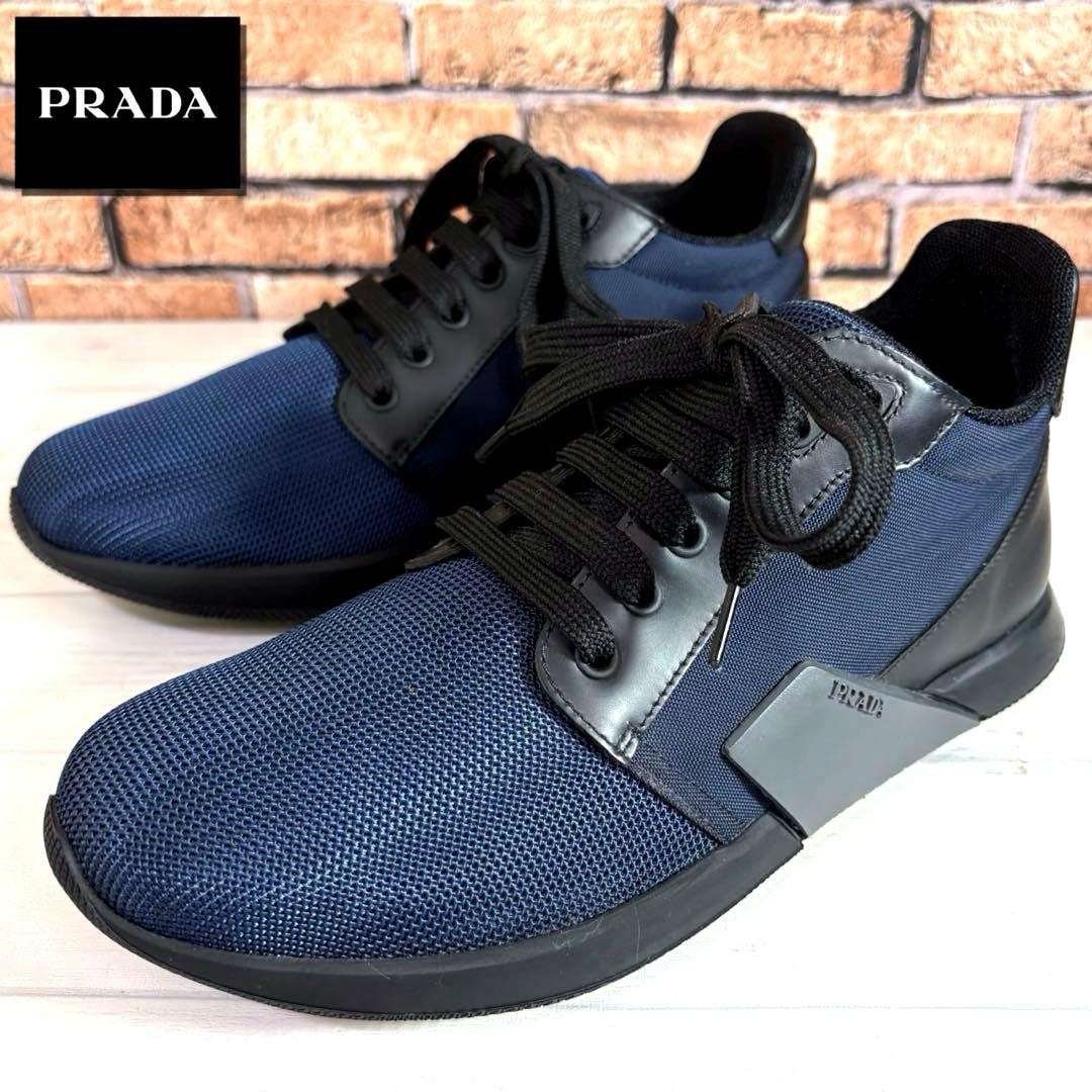 極美品 付属品付■PRADA■CALZATURE UOMO NYLON TECH