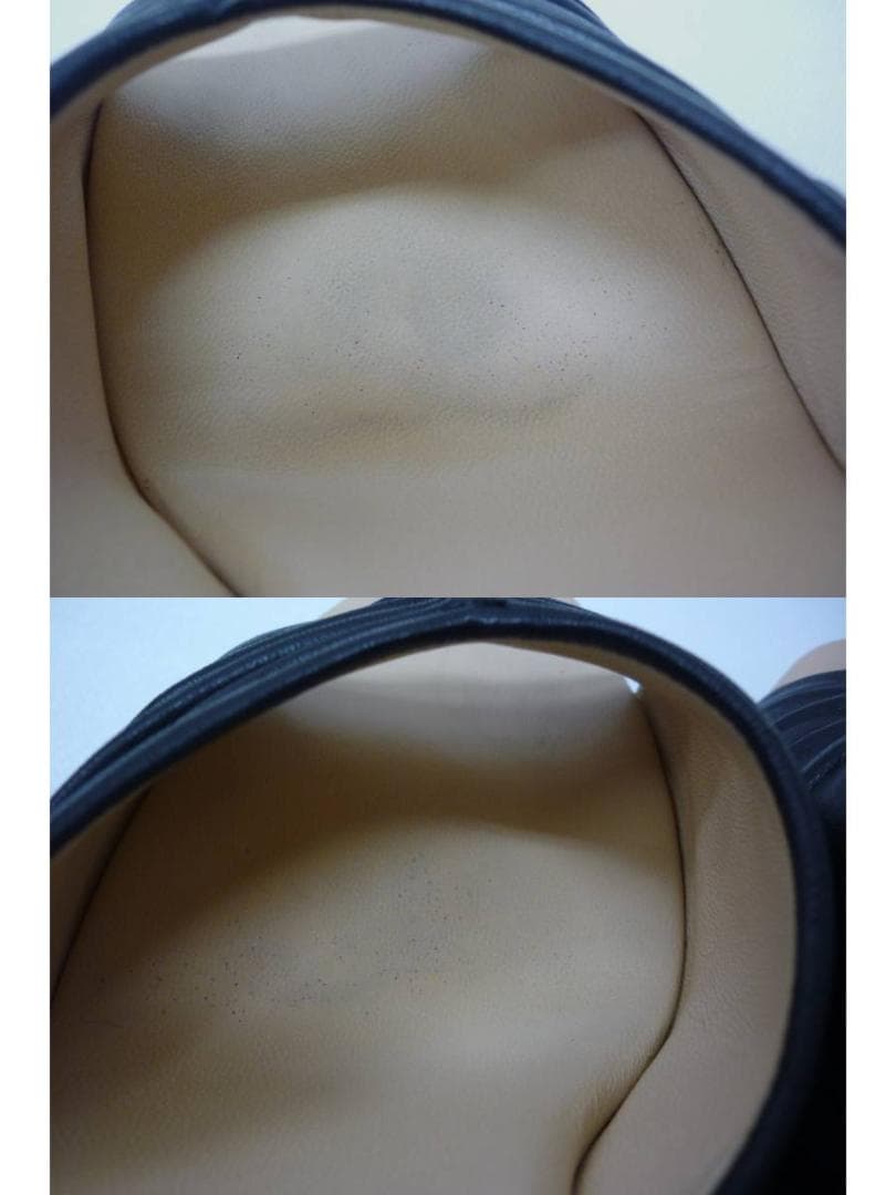 CHANEL シャネル ミュール レザー ココマーク ブラック 黒 6B a