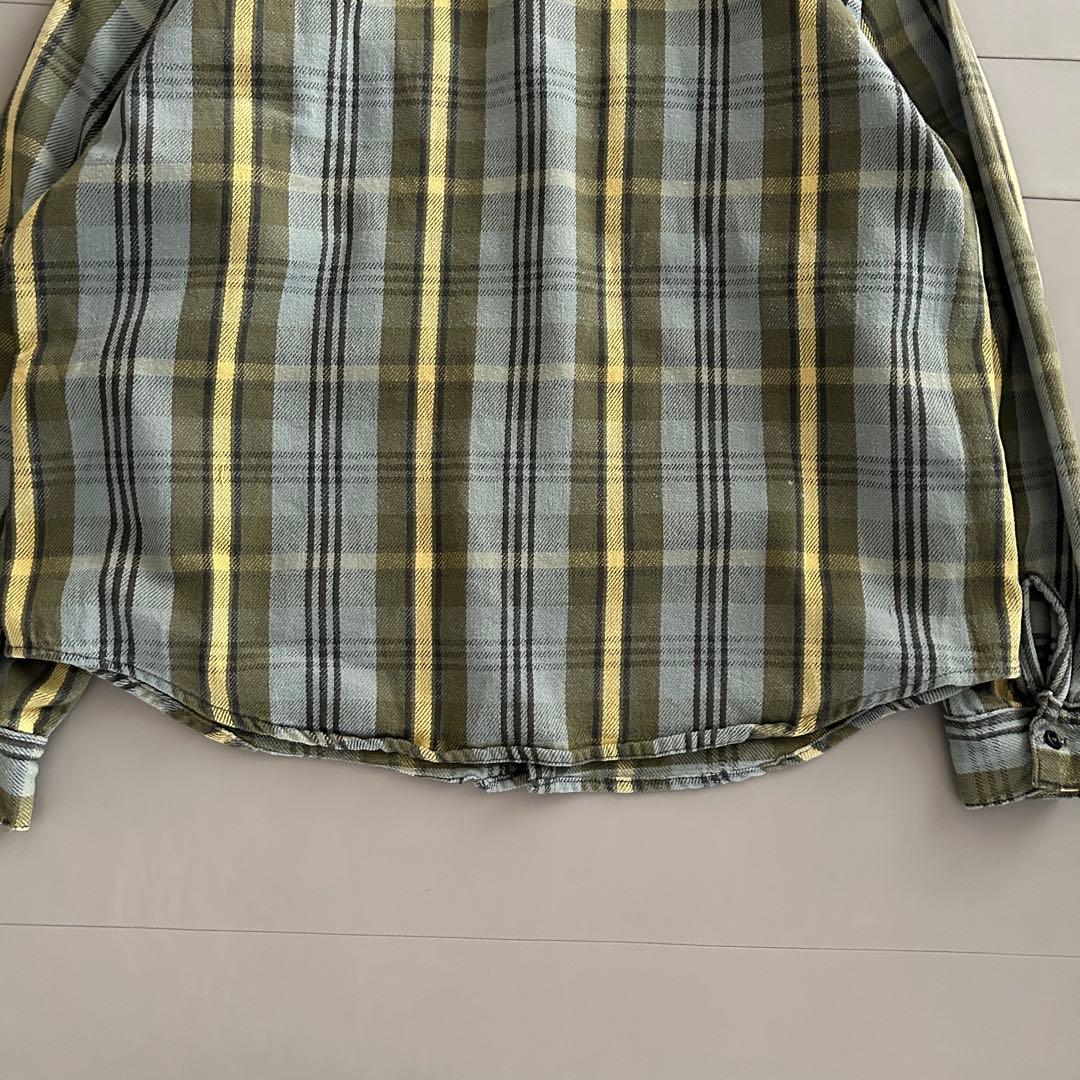 70-80s FIVE BROTHER USA製 フランネルシャツ XL
