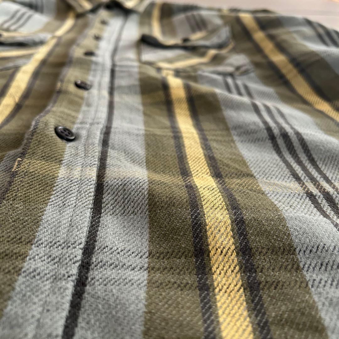 70-80s FIVE BROTHER USA製 フランネルシャツ XL