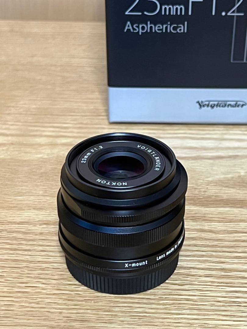 NOKTON 23mm F1.2 xマウント フォクトレンダー