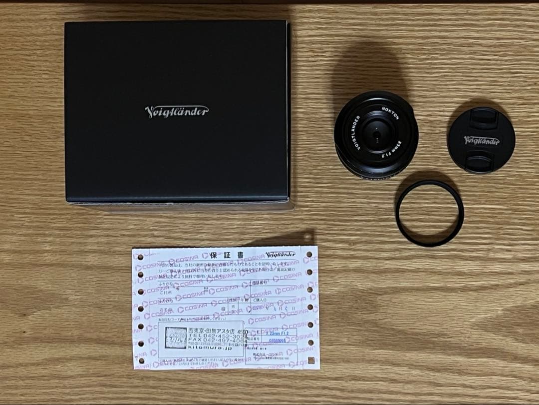 NOKTON 23mm F1.2 xマウント フォクトレンダー