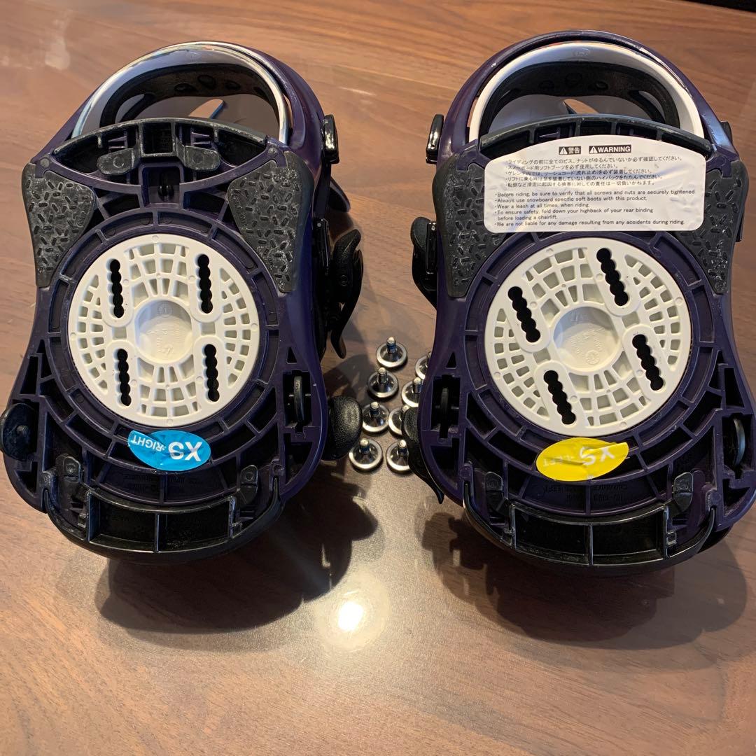 スノーボード ビンディング FLUX フラックス GS パープル✖️ブラック XS