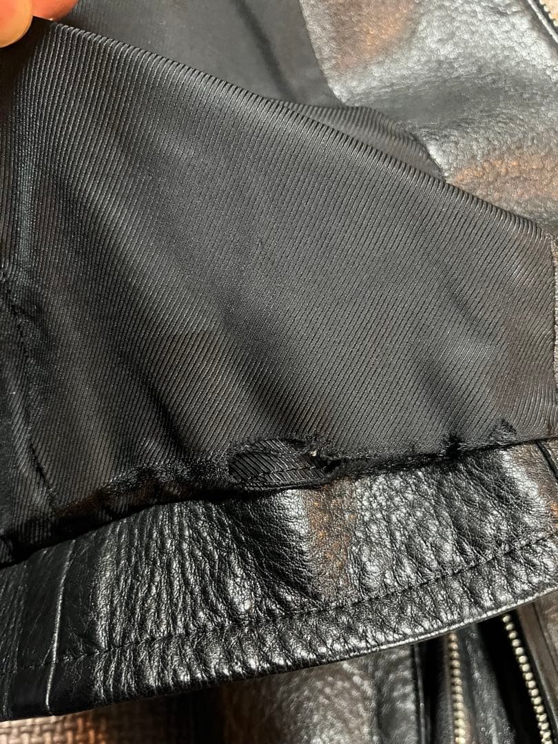 LITHUM HOMM シングル レザー ライダース