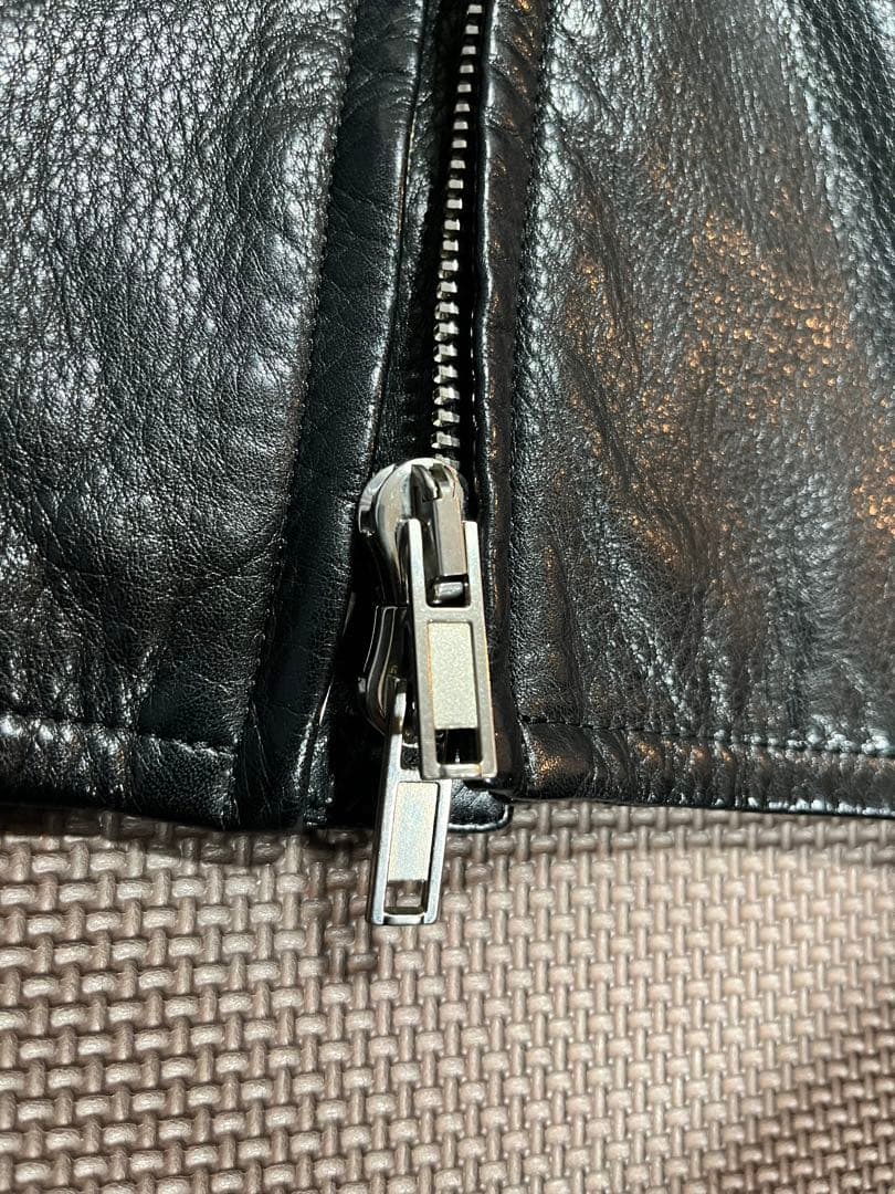 LITHUM HOMM シングル レザー ライダース