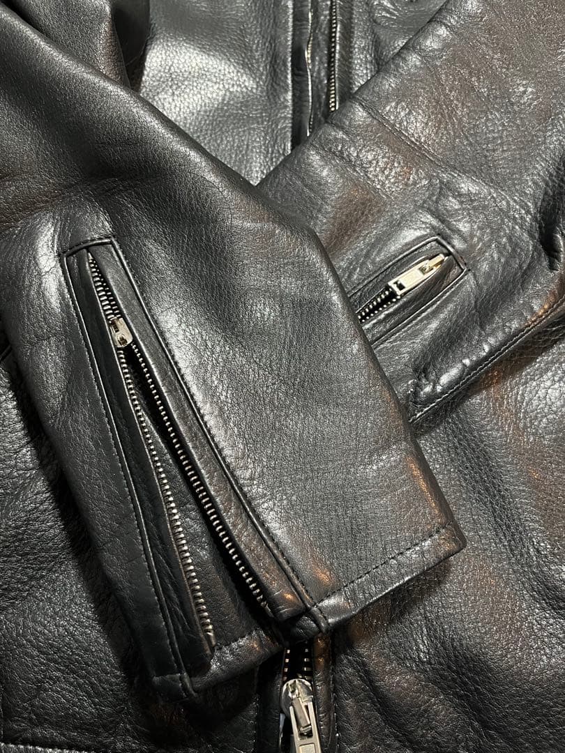 LITHUM HOMM シングル レザー ライダース