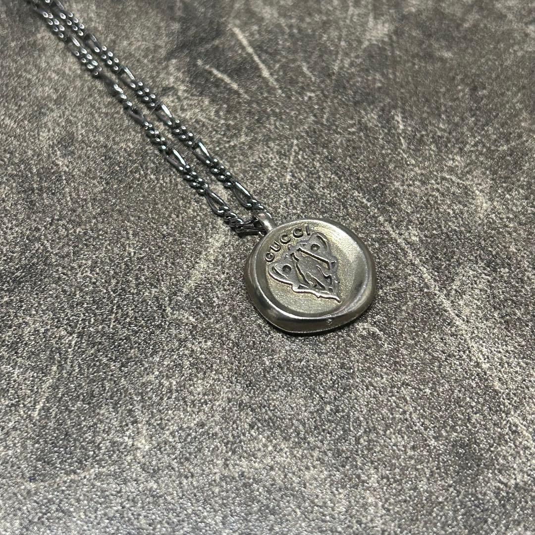 GUCCI グッチ クレスト 紋章 ネックレス Ag925