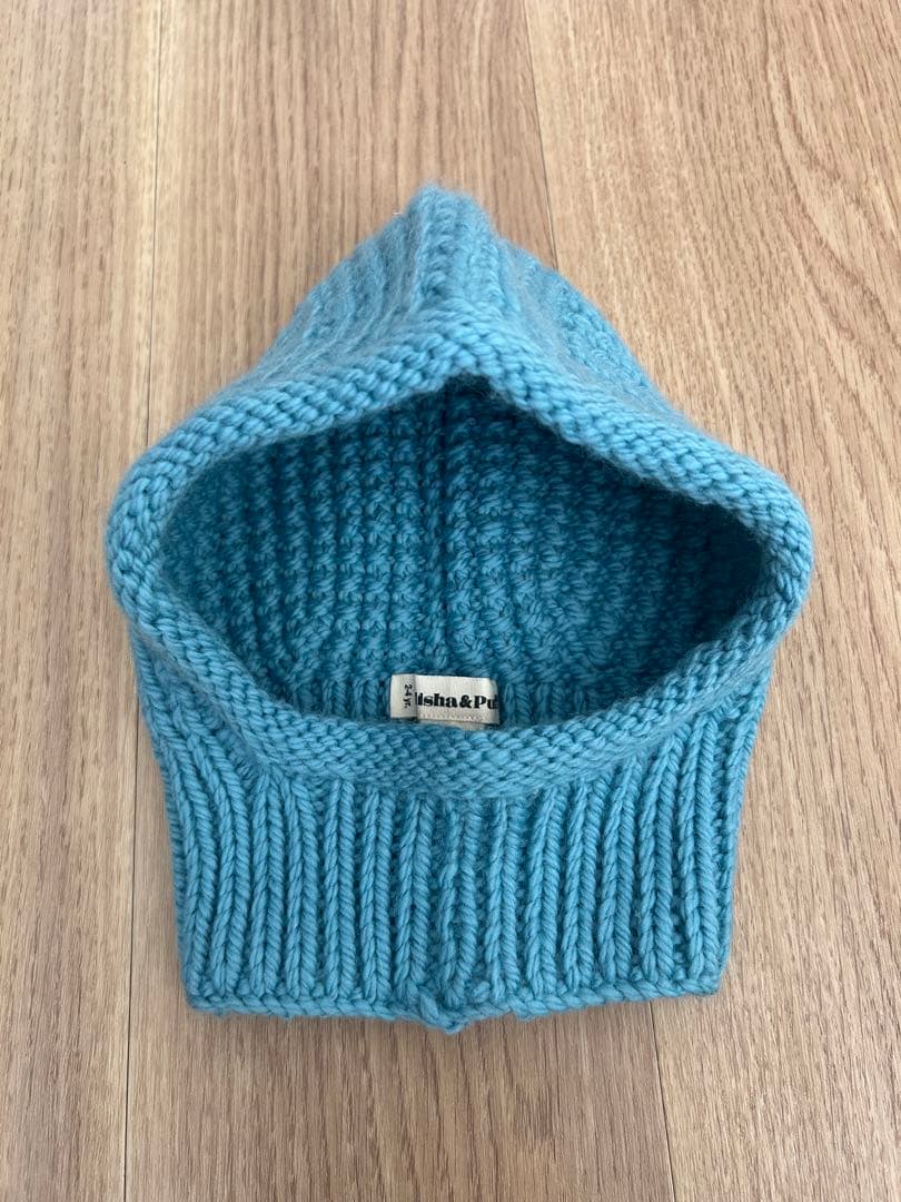 Misha&puff 23aw水色バラクラバ 美品