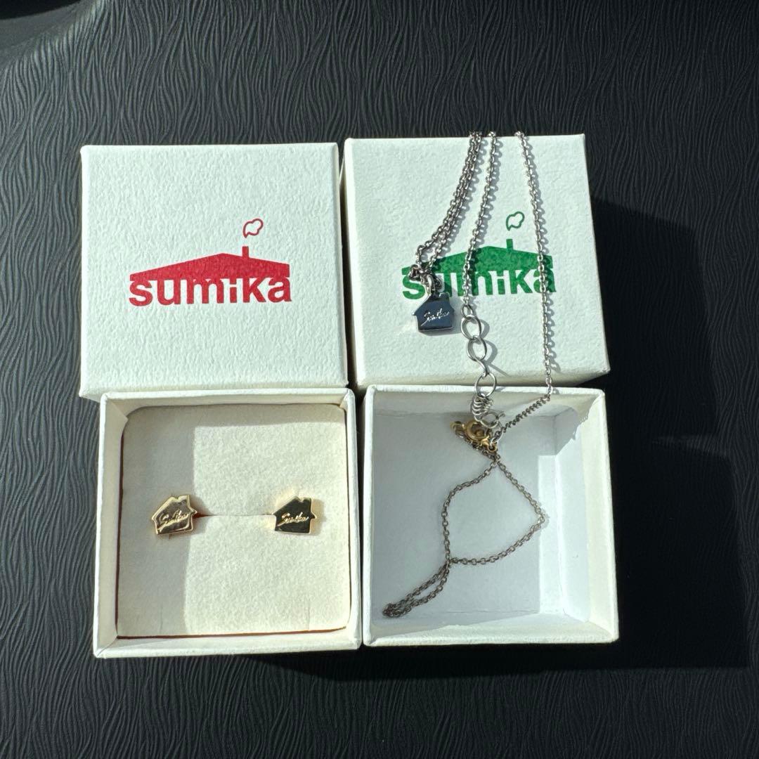 sumika ピアス　ネックレス　土日限定❗️
