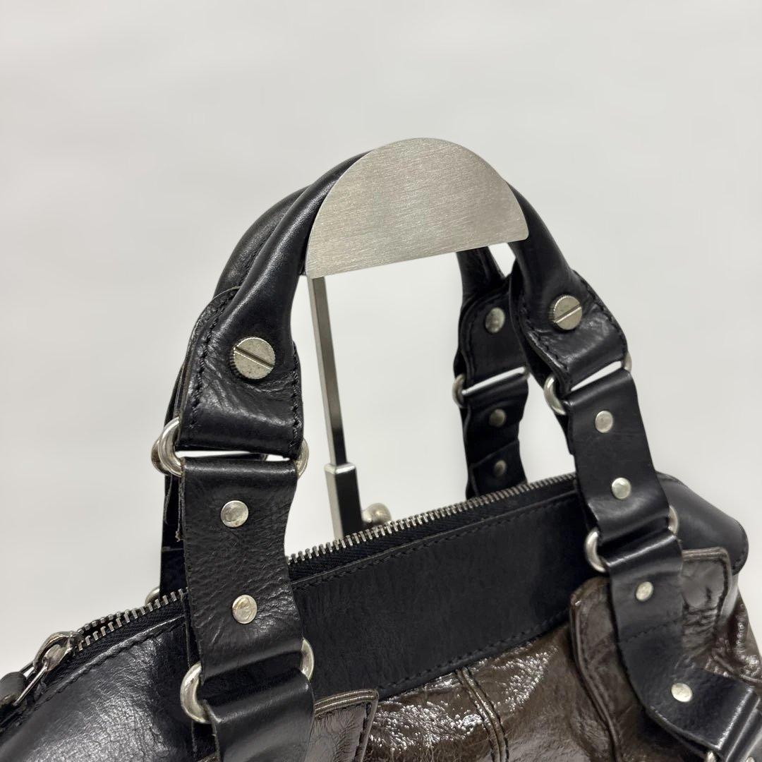 ✨美品✨DIESEL archive ディーゼル　ブラックゴールドバッグy2k⭐︎