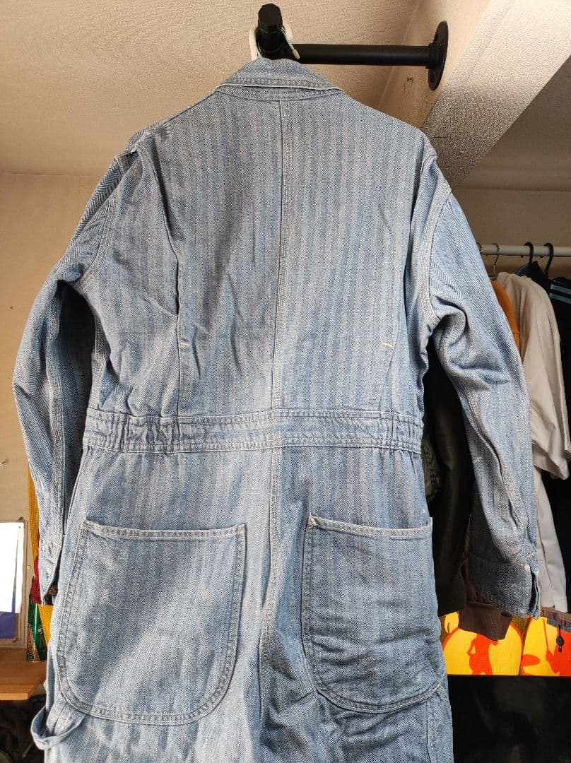 BIG MAC ストライプ オーバーオール ヘリンボーン ヴィンテージ 60s