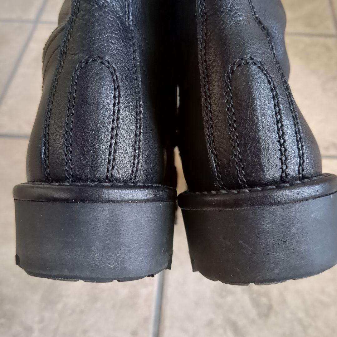 SAYA　レースアップブーツ　本革　黒　23cm　Viblamソール