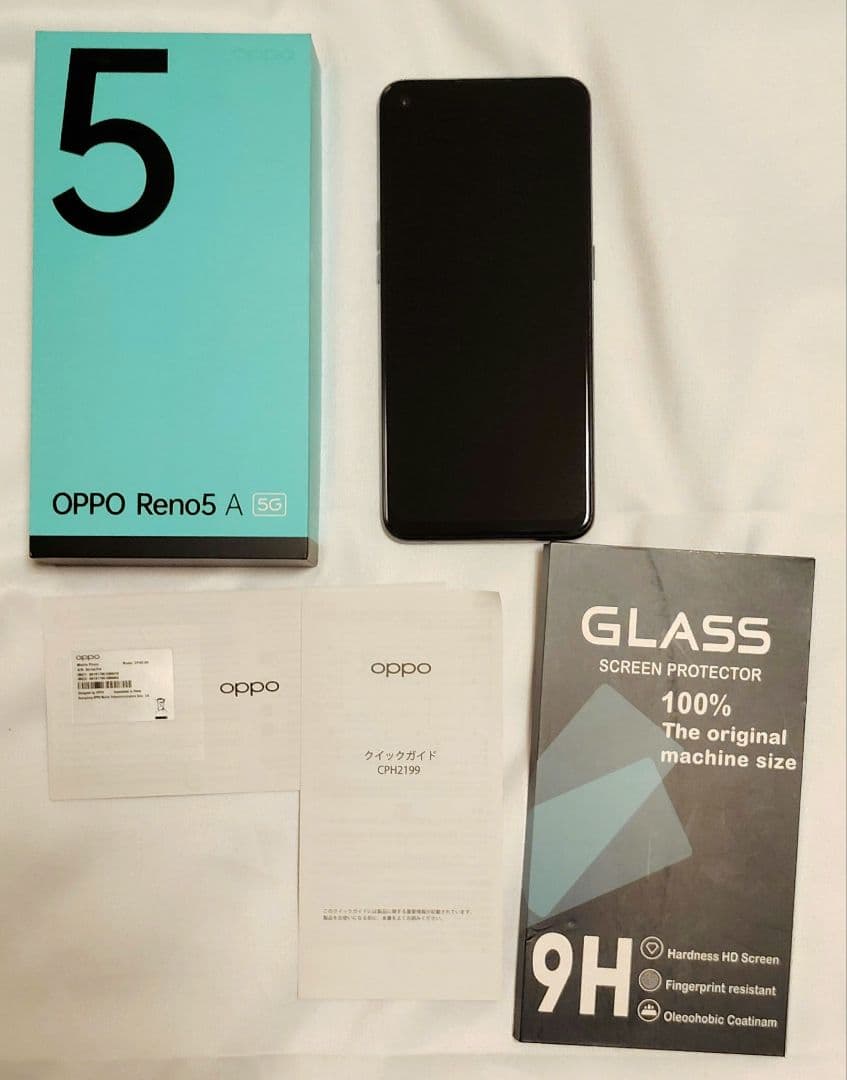 OPPO Reno5 A 5G シルバーブラック SIMフリー美品