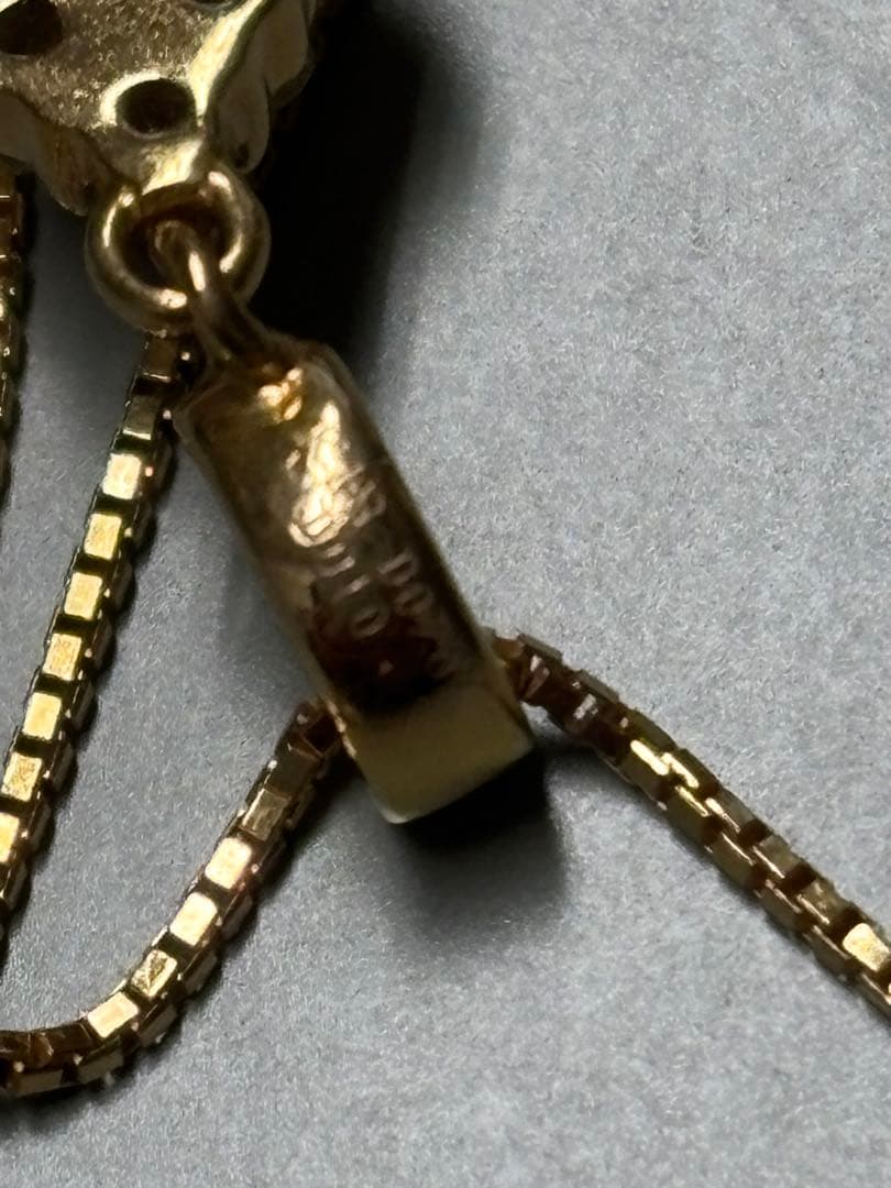 ゴールド 十字架 ダイヤモンドペンダント ネックレス