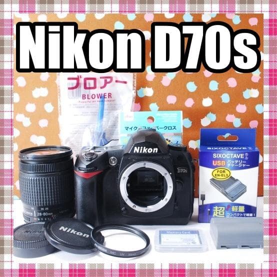 ✨届いてすぐ使える✨ショット数4601回✨Nikon D70s レンズセット