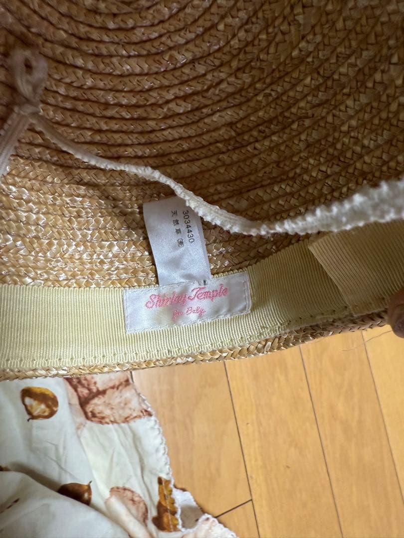 シャーリーテンプル キャットサーカスワンピースと麦わら帽子セット