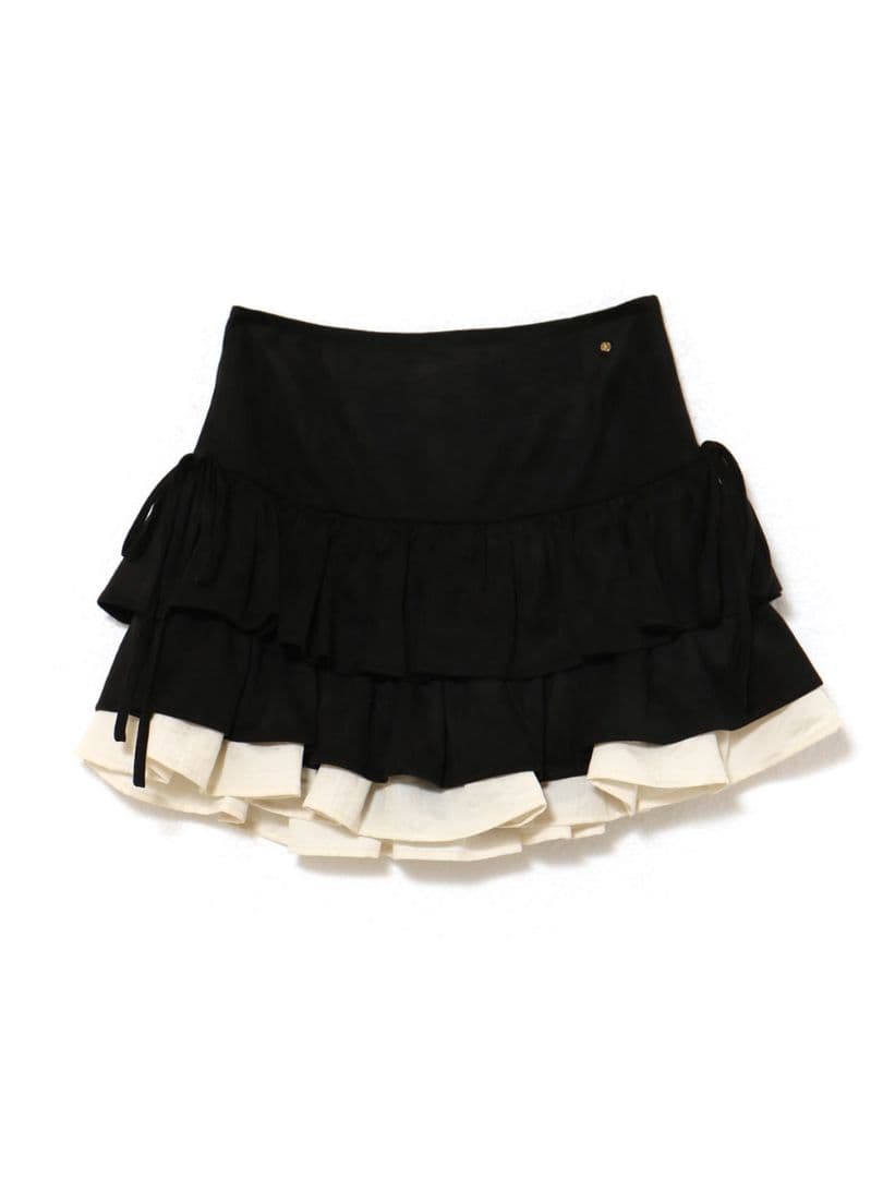 Mel gather skirt　black　S　ANDMARY