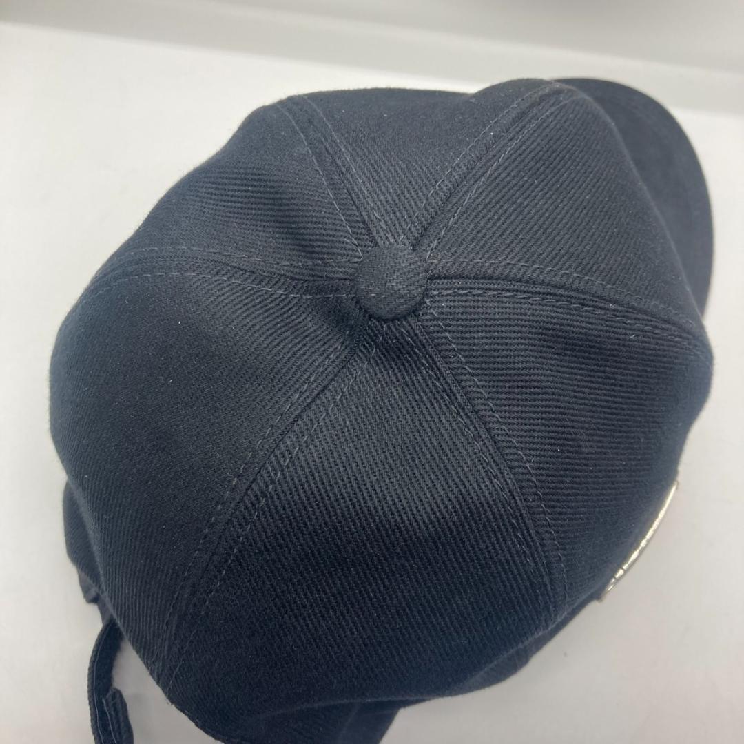▼美品　PRADA ベースボールキャップ　ブラック　プラダ　帽子　コットン