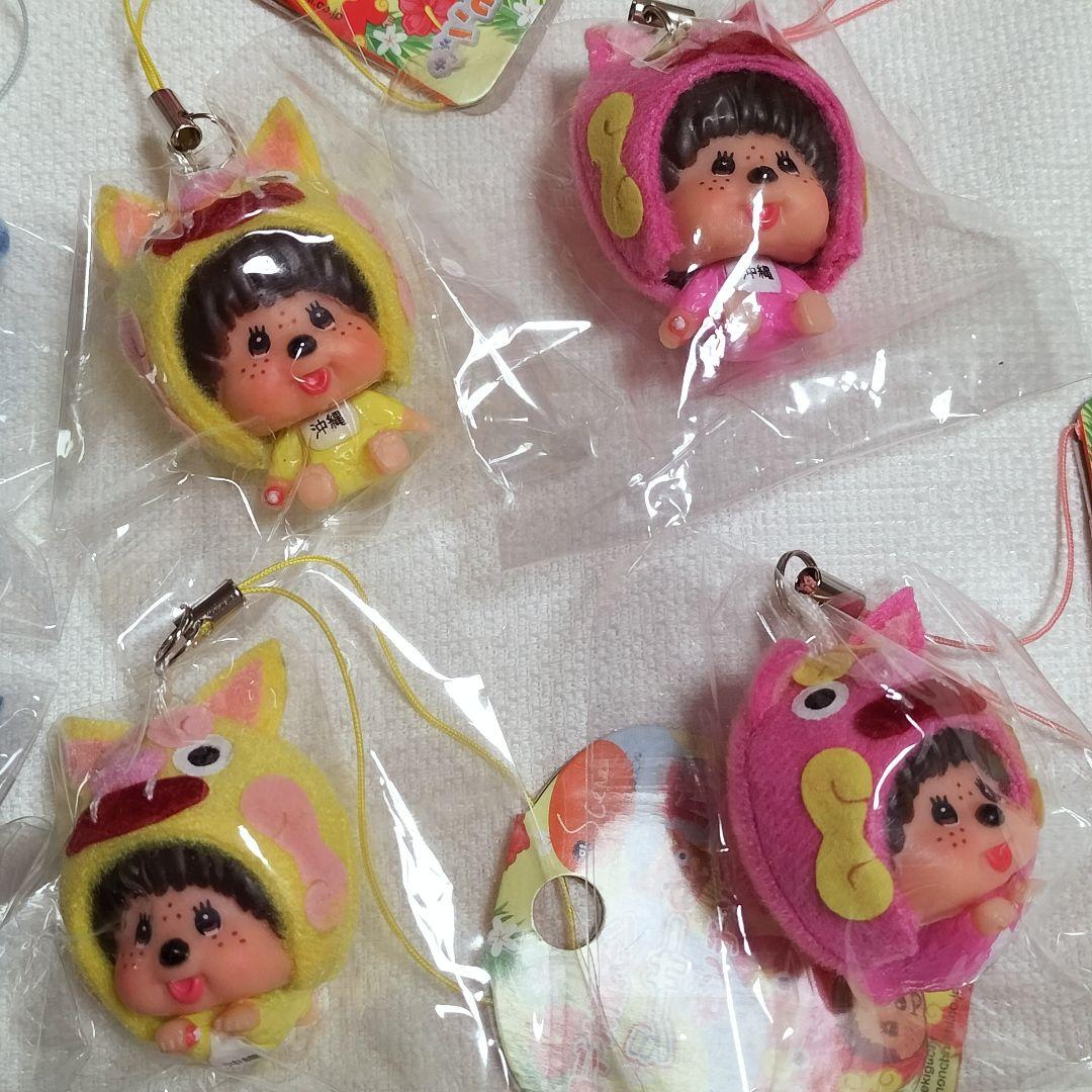 【値下げ中】　沖縄限定　モンチッチ　根付　ストラップ　　顔デカ　希少 シーサー