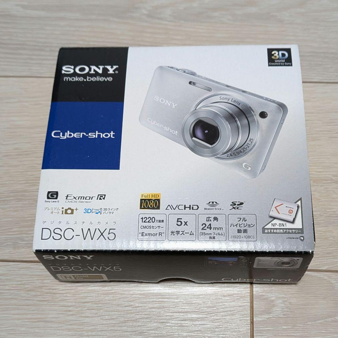 【良品Cyber-shot】SONY DSC-WX5 付属品ありバッテリー3個