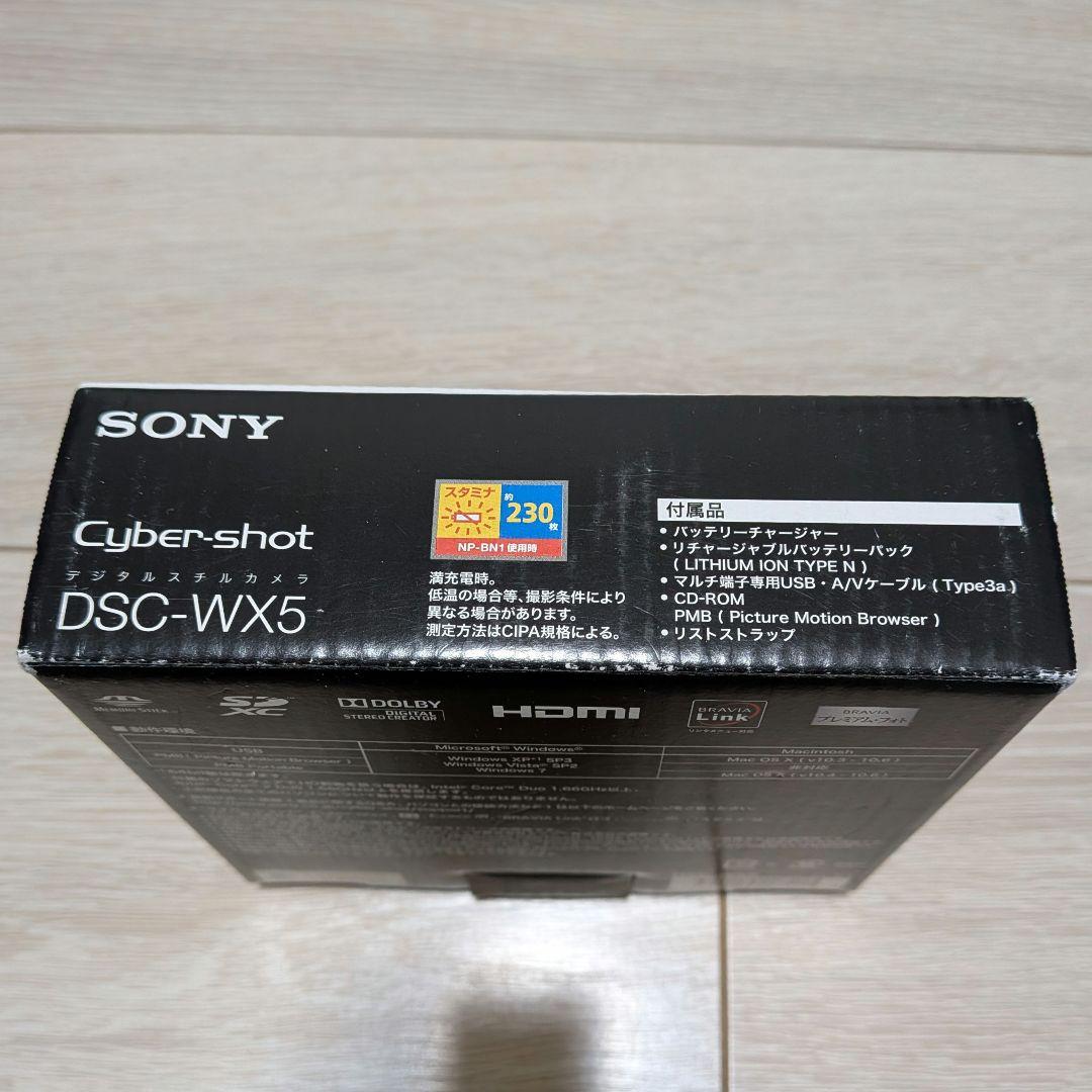 【良品Cyber-shot】SONY DSC-WX5 付属品ありバッテリー3個