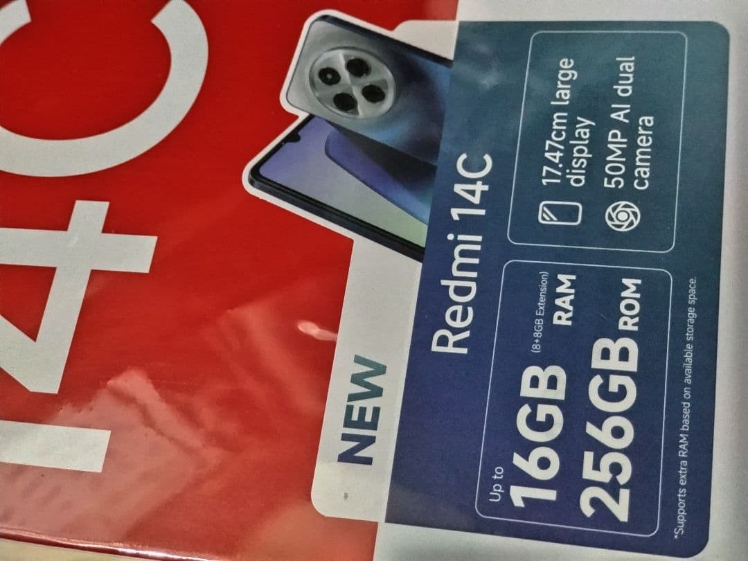 Redmi 14C 8GB RAM 256GB ROM　simフリー 未開封