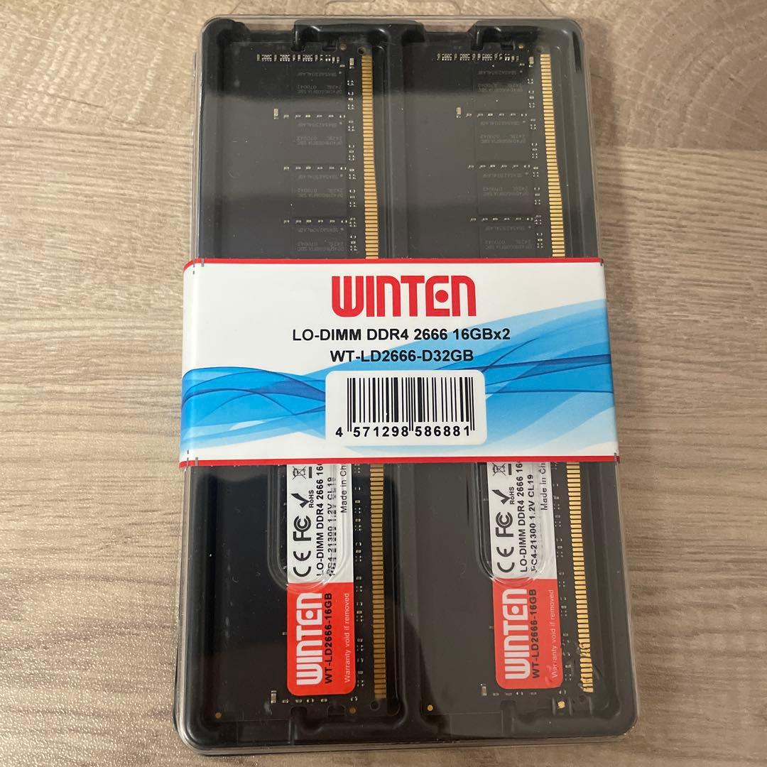 メモリー WINTEN LO-DIMM DDR4 2666 32GB
