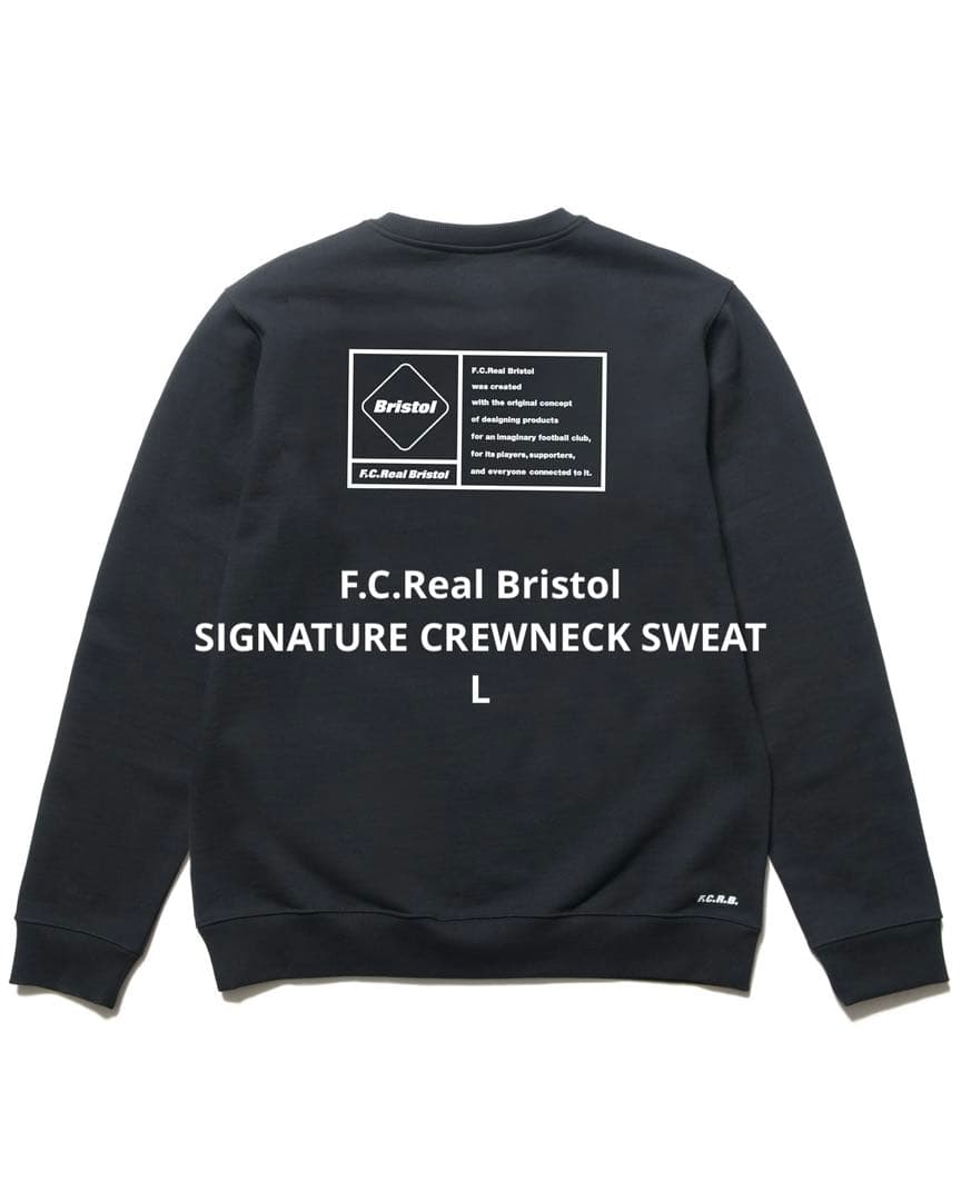 トップス FCRB SIGNATURE CREWNECK SWEAT L
