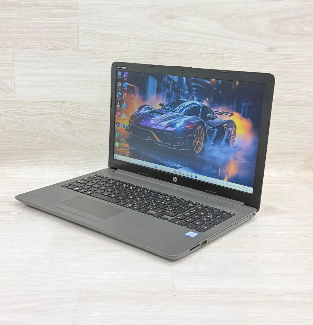 8 世代エイチピーHpノートパソコン/8GB/256GB+500GB/カメラあり