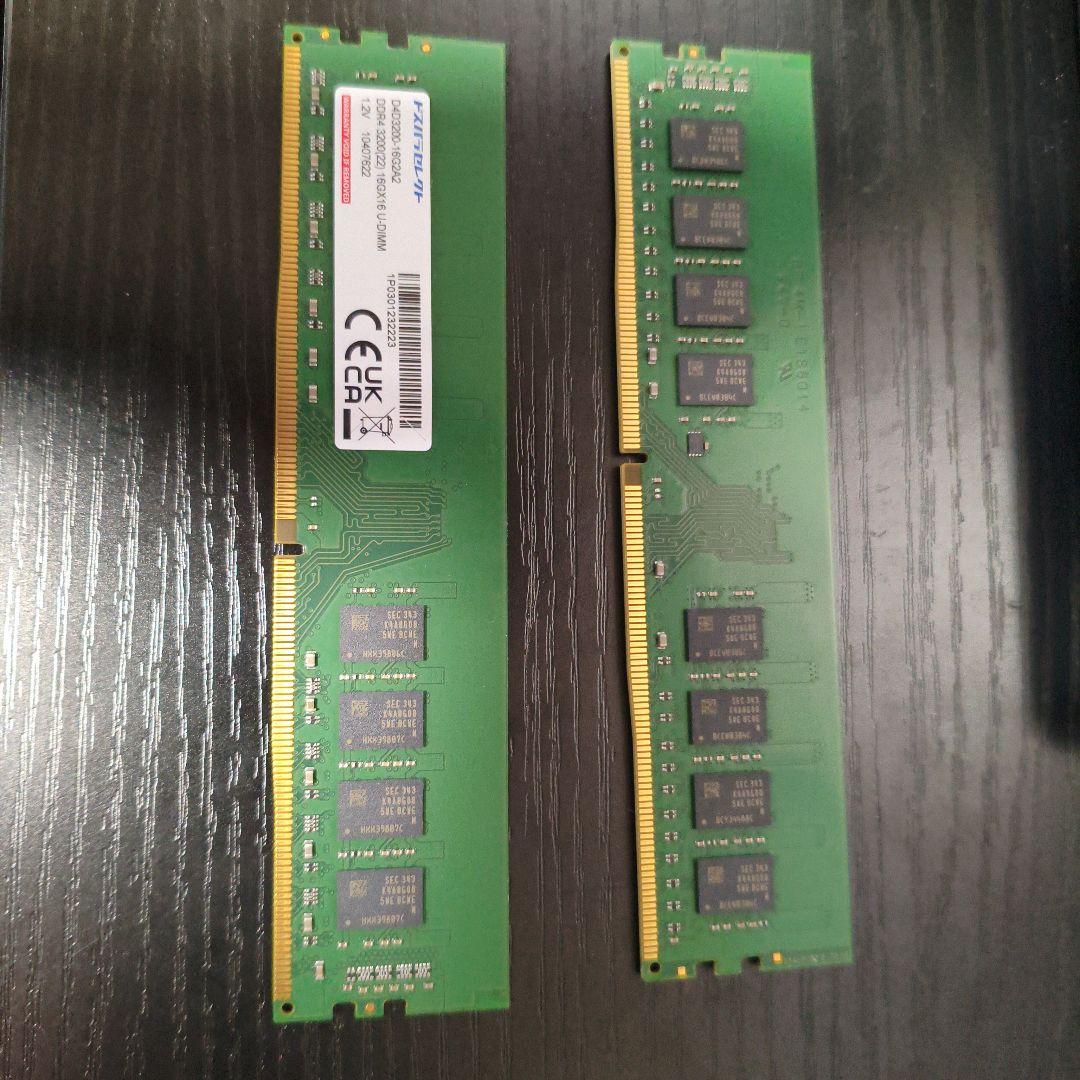 こ*う様 DDR4 16GB 3200MHz U-DIMM メモリ