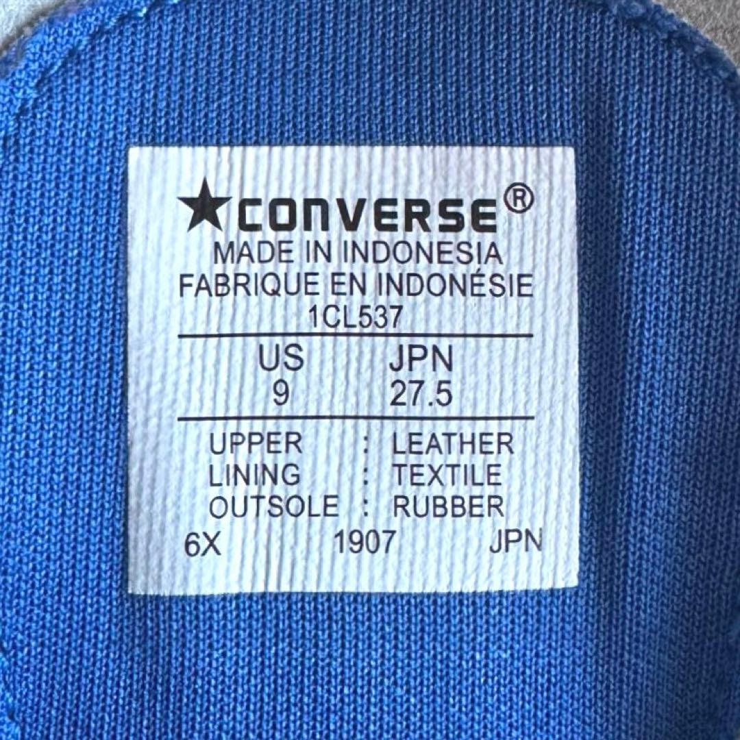 コンバース　スター＆バーズVTG　レザー　タイムライン　27.5cm