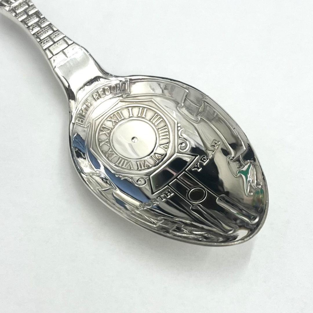 未使用 BIRTH RECORD バースレコード 銀製スプーン ２本