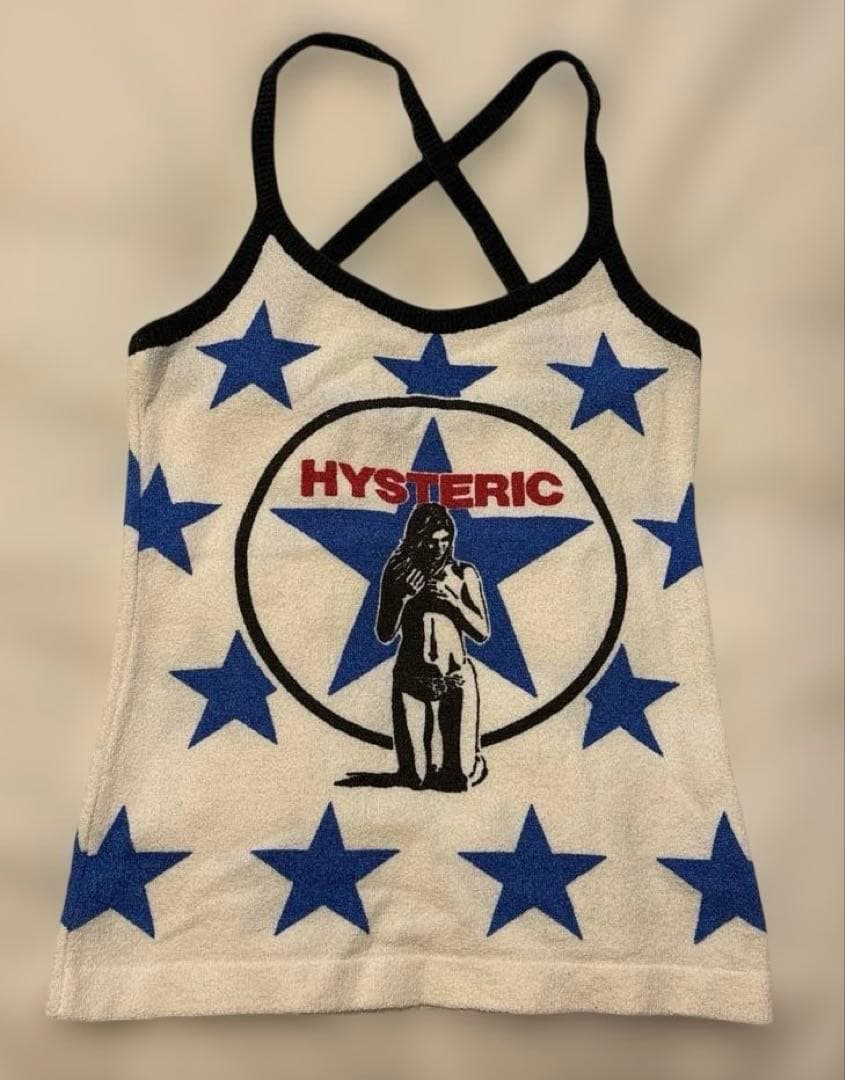 ヒステリックグラマー 星柄 ガール タンクトップ キャミソール 90s