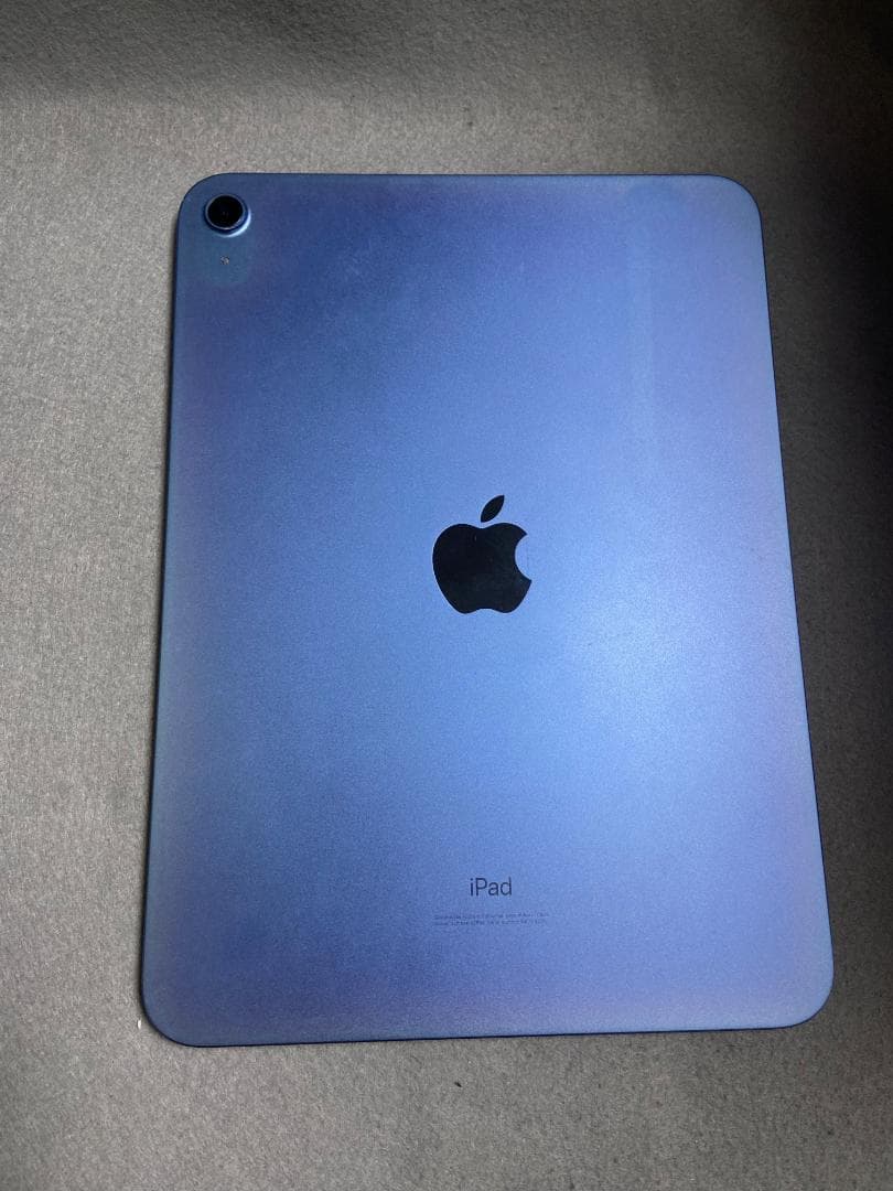 美品中古 iPad 第10世代 64GB WiFi版 ブルー色