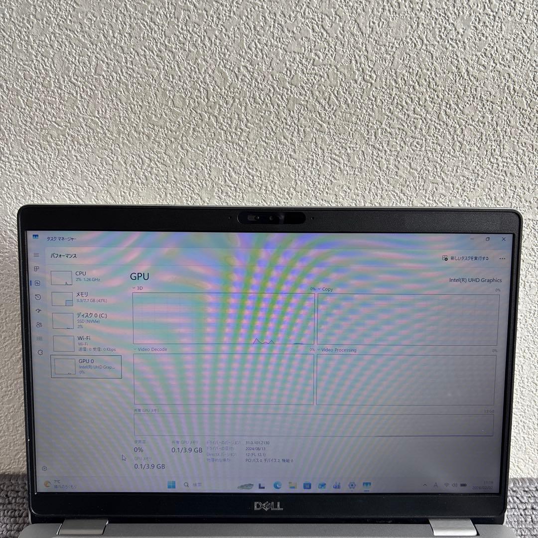 DELL latitude 5310 i5-10310U メモリ8GB AC付き