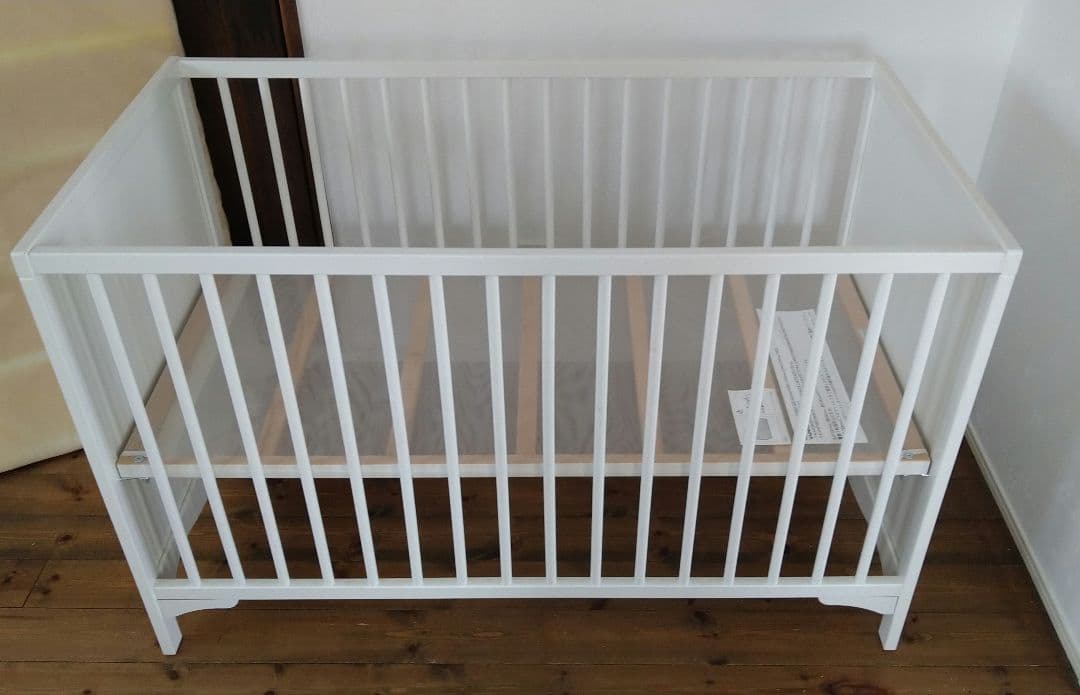 ベビーベッド　イケア　SOLGUL 説明書あり
