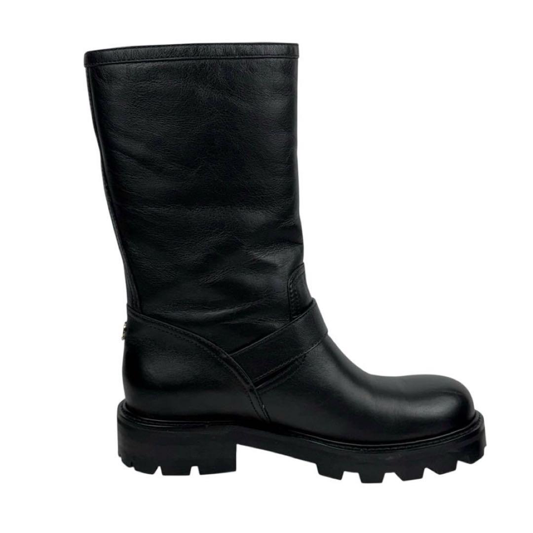 【美品】ジミーチュウ BIKER II　ブーツ　黒　ブラック　23cm 36