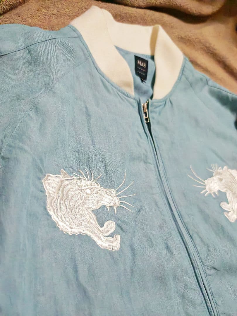 M&S 美品 日本限定虎 デニム スカジャン unisex vintage